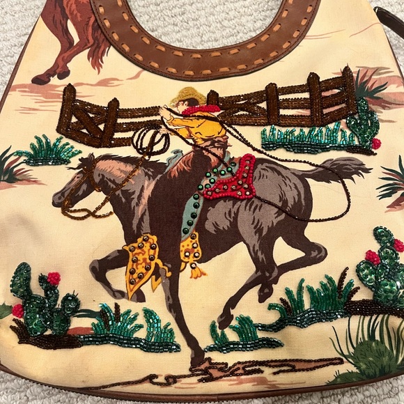 Isabella Fiore Beaded Western Shoulder Bag - Picture 2 of 5